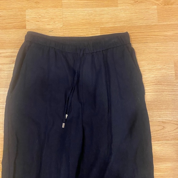 Navy Wide-Leg Pants - Picture 2 of 6